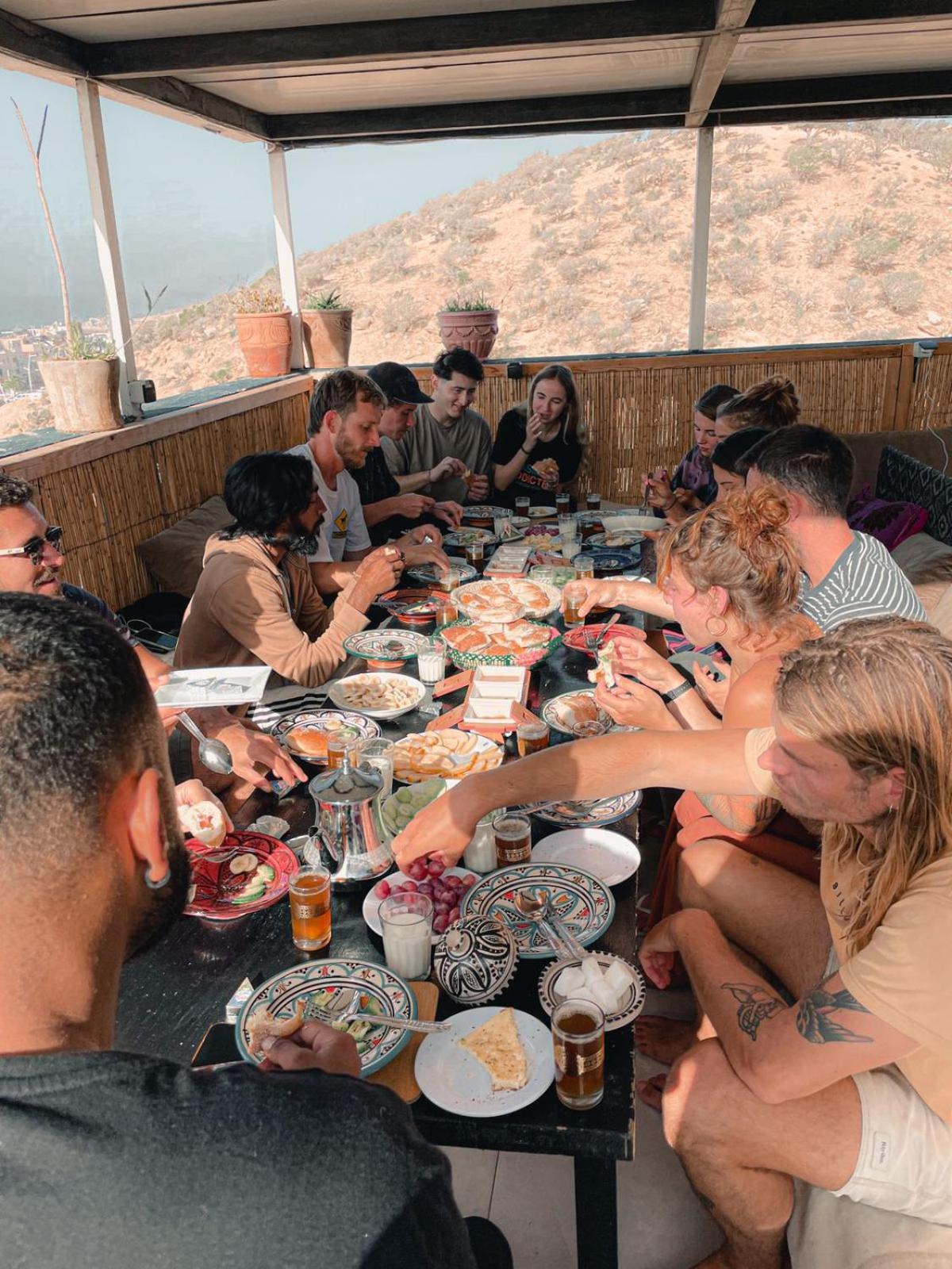Tafoukt Surf Hostel Taghazout Bagian luar foto